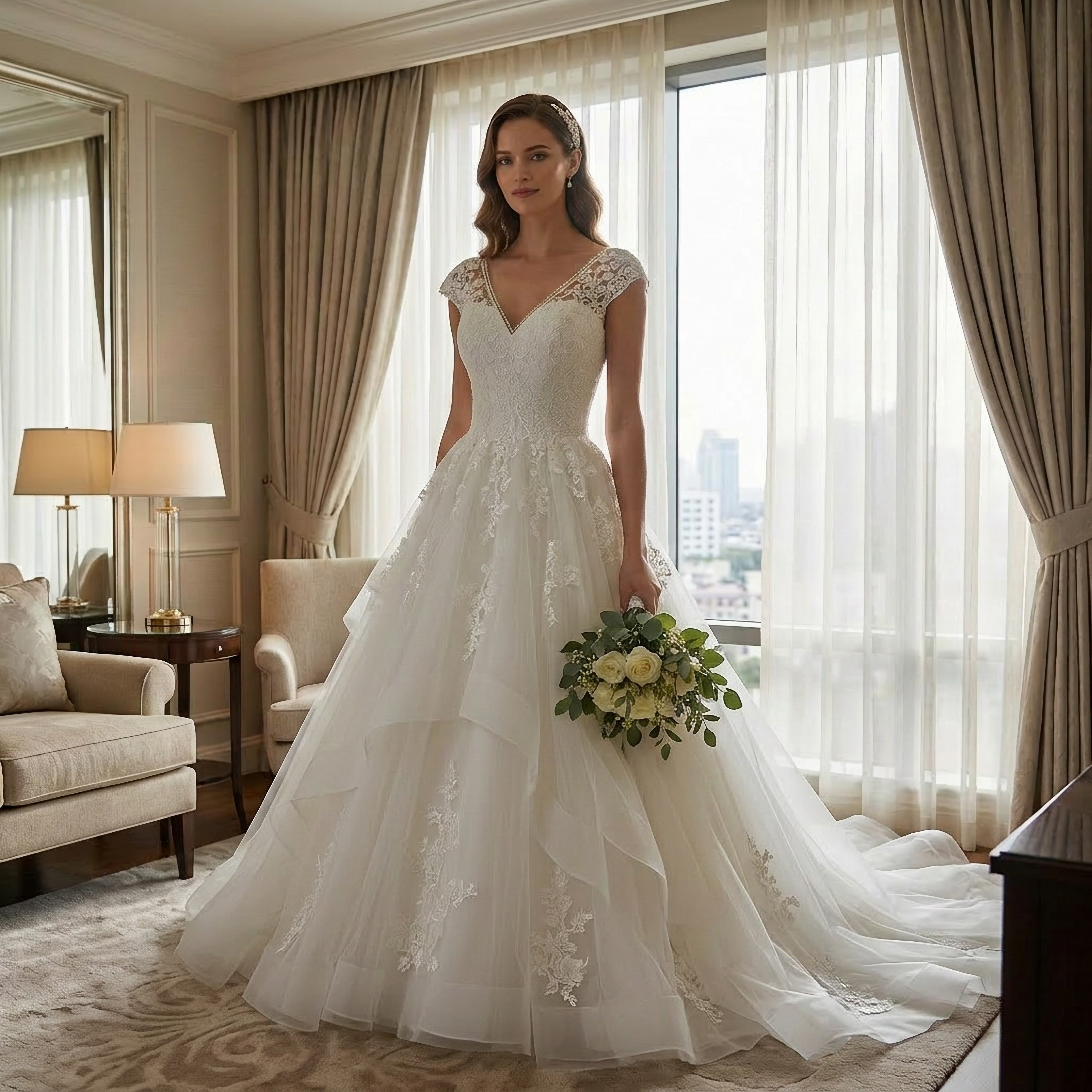A-line wedding dress