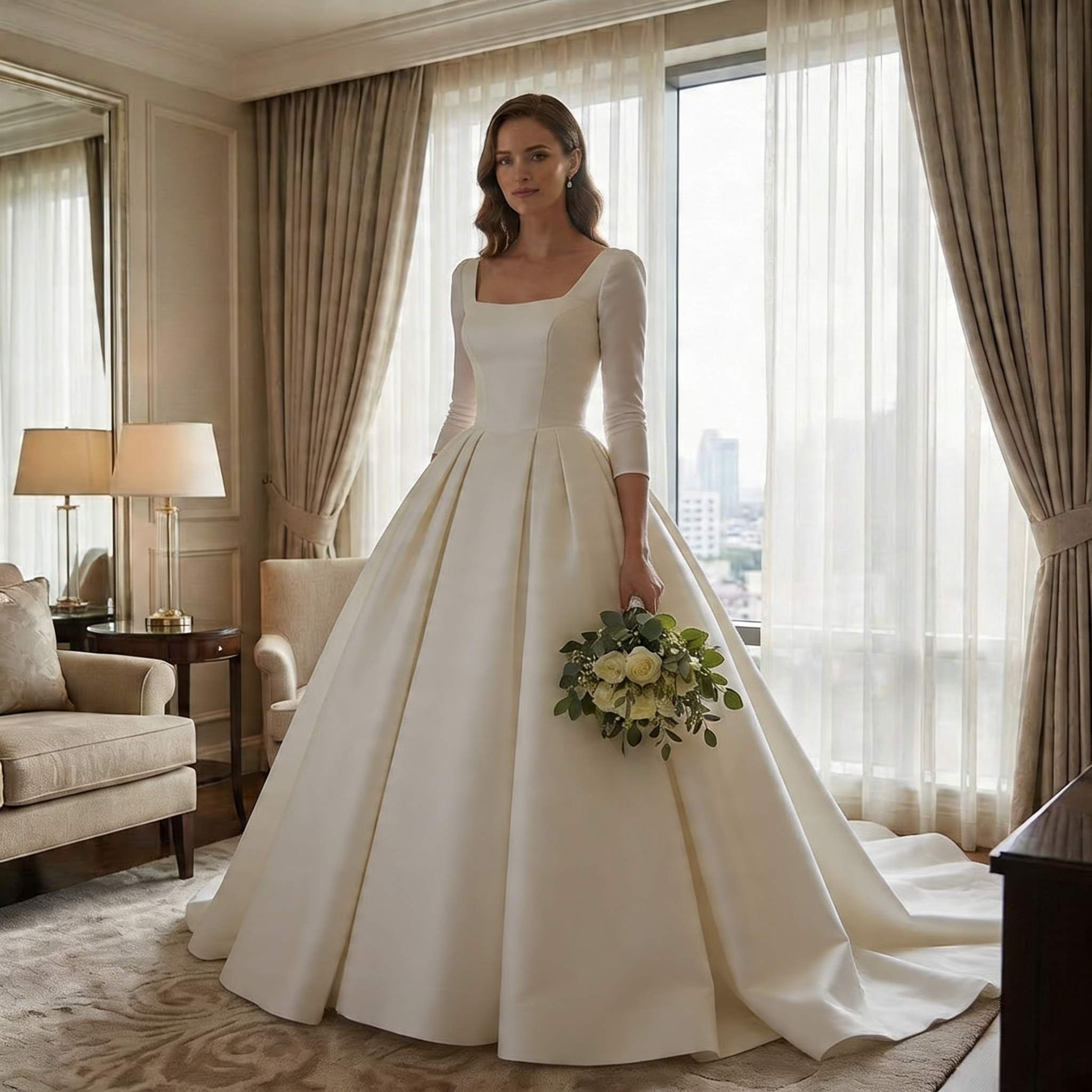 Ball gown wedding dress
